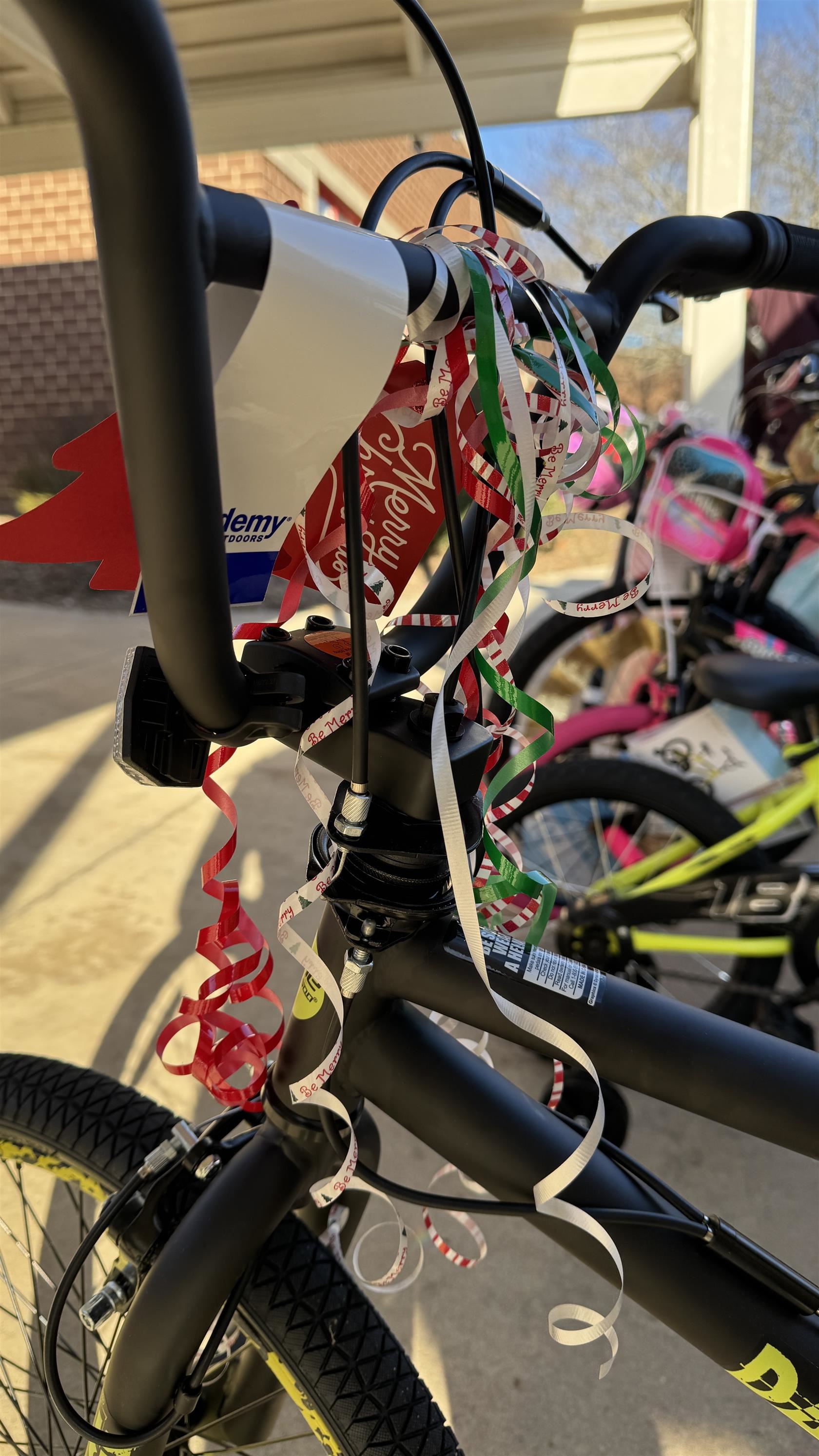 Closeup of a bike
